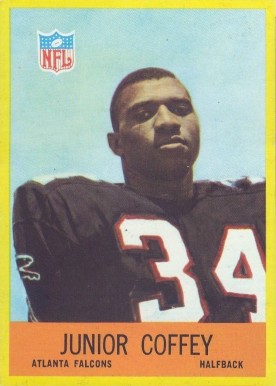 1967 Philadelphia Junior Coffey #2 Football Card