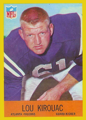 1967 Philadelphia Lou Kirouac #5 Football Card