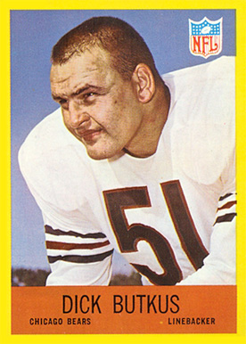 1967 Philadelphia Dick Butkus #28 Football Card