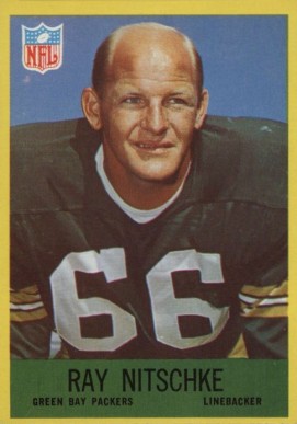 1967 Philadelphia Ray Nitschke #79 Football Card