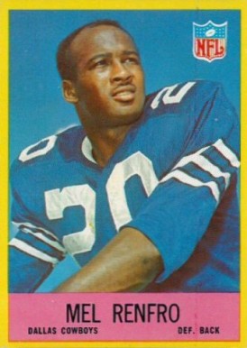 1967 Philadelphia Mel Renfro #59 Football Card