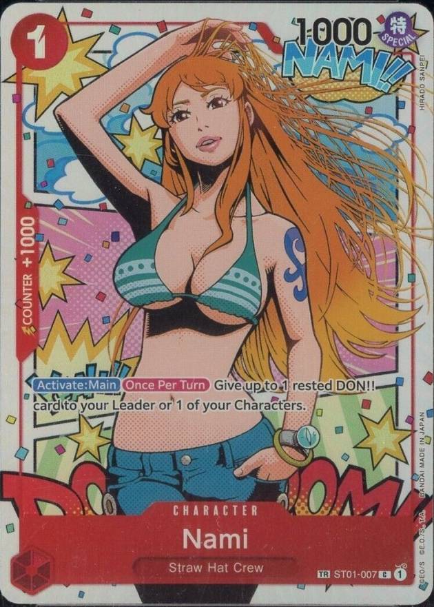 2024 One Piece Wings of the Captain Nami #007 TCG Card