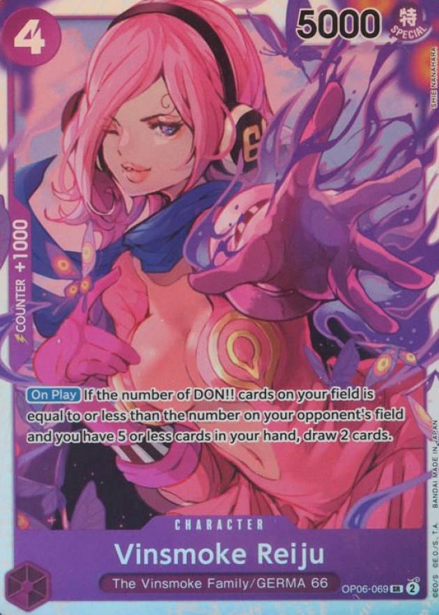 2024 One Piece Wings of the Captain Vinsmoke Reiju #069 TCG Card