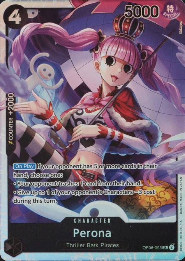 2024 One Piece Wings of the Captain Perona #093 TCG Card