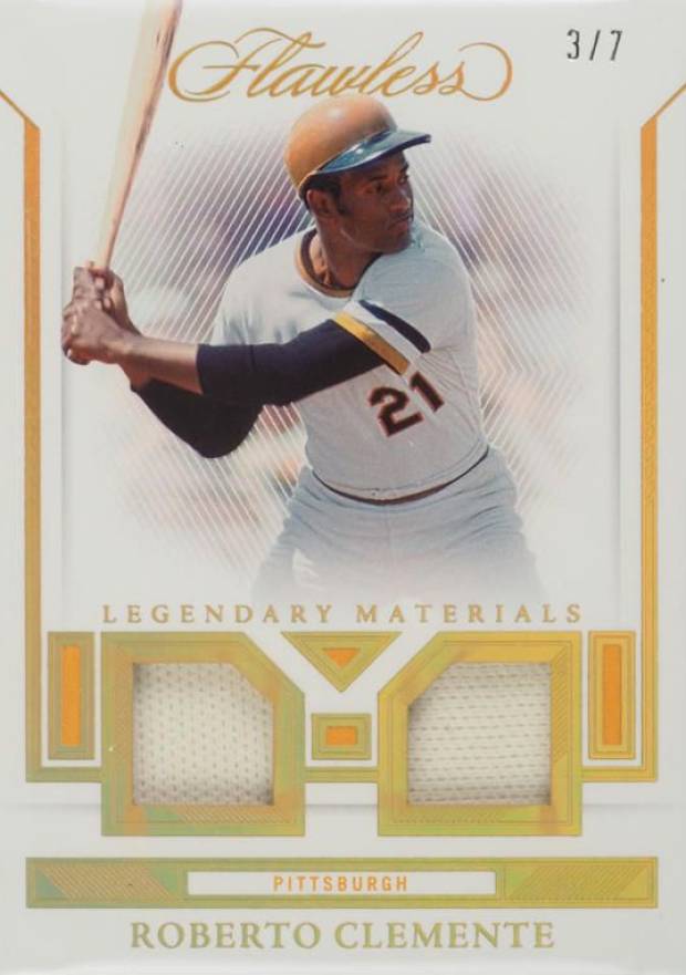 2023 Panini Flawless Legendary Materials Roberto Clemente #LMRC Baseball Card