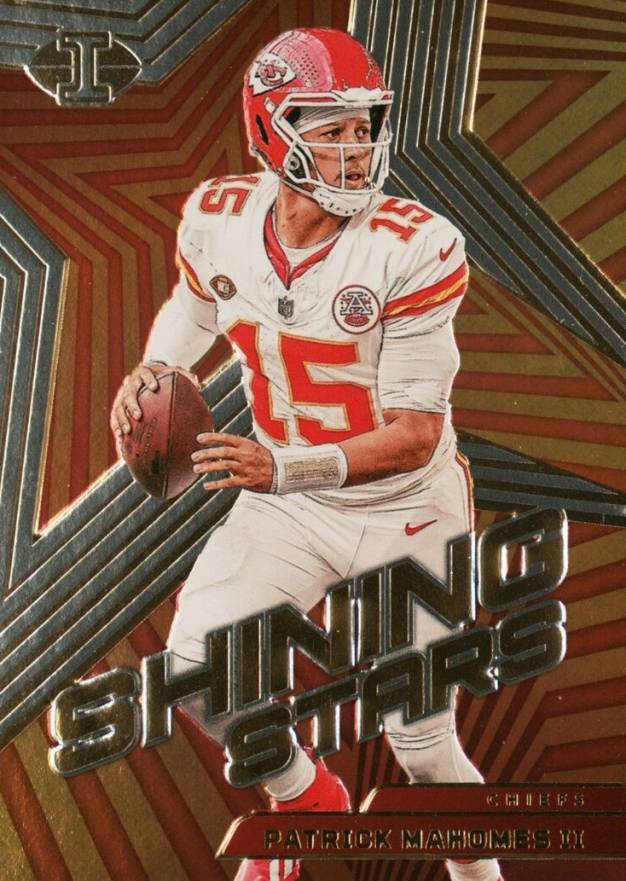 2023 Panini Illusions Shining Stars Patrick Mahomes II #15 Football Card