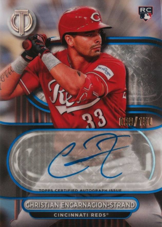 2024 Topps Tribute Tribute Autographs Christian Encarnacion-Strand #TACE Baseball Card