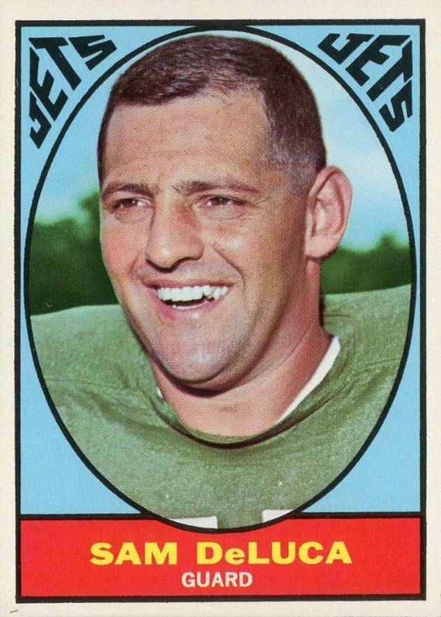 1967 Topps Sam Deluca #92 Football Card