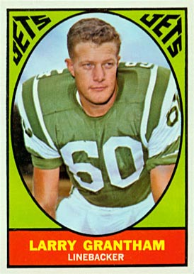 1967 Topps Larry Grantham #93 Football Card