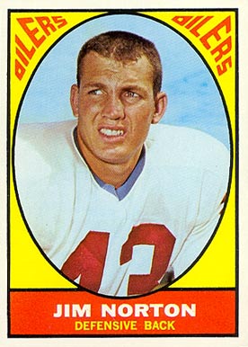 1967 Topps Jim Norton #52 Football Card