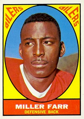 1967 Topps Miller Farr #44 Football Card