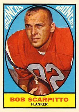 1967 Topps Bob Scarpitto #41 Football Card