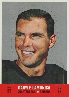 1968 Topps Stand-Ups Daryle Lamonica # Football Card