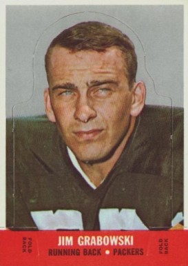 1968 Topps Stand-Ups Jim Grabowski # Football Card