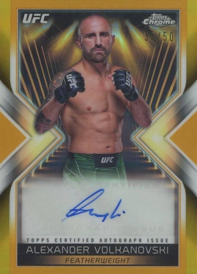 2024 Topps Chrome UFC Main Event Autographs Alexander Volkanovski #MEAAVO Other Sports Card