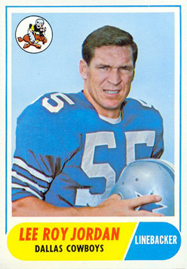 1968 Topps Lee Roy Jordan #207 Football Card