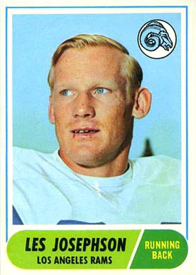 1968 Topps Les Josephson #53 Football Card