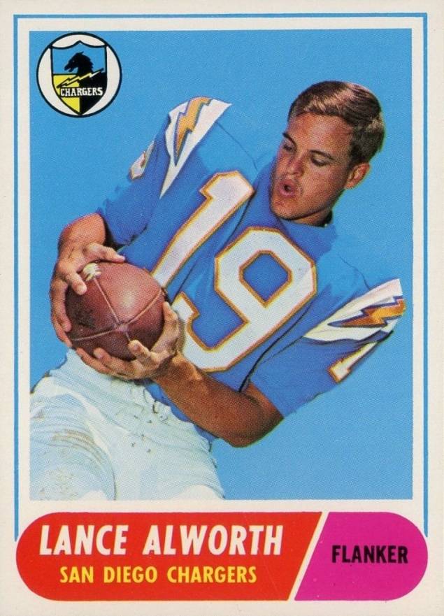 1968 Topps Lance Alworth #193 Football Card