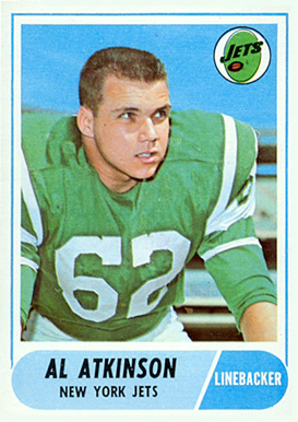 1968 Topps Al Atkinson #195 Football Card