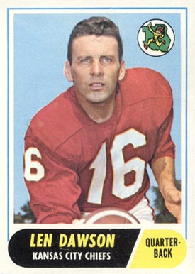 1968 Topps Len Dawson #171 Football Card