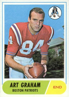 1968 Topps Art Graham #150 Football Card