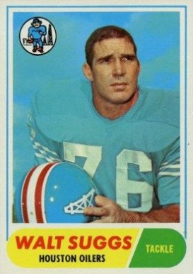 1968 Topps Walt Suggs #94 Football Card