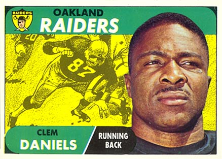 1968 Topps Clem Daniels #90 Football Card