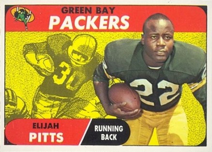 1968 Topps Elijah Pitts #79 Football Card