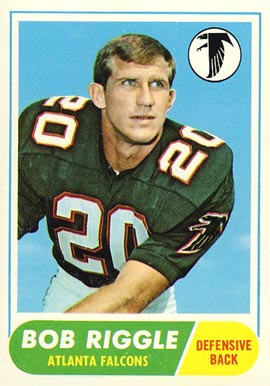 1968 Topps Bob Riggle #73 Football Card