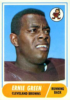 1968 Topps Ernie Green #24 Football Card