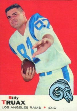 1969 Topps Billy Truax #103 Football Card