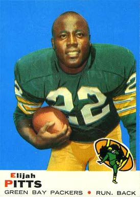 1969 Topps Elijah Pitts #102 Football Card