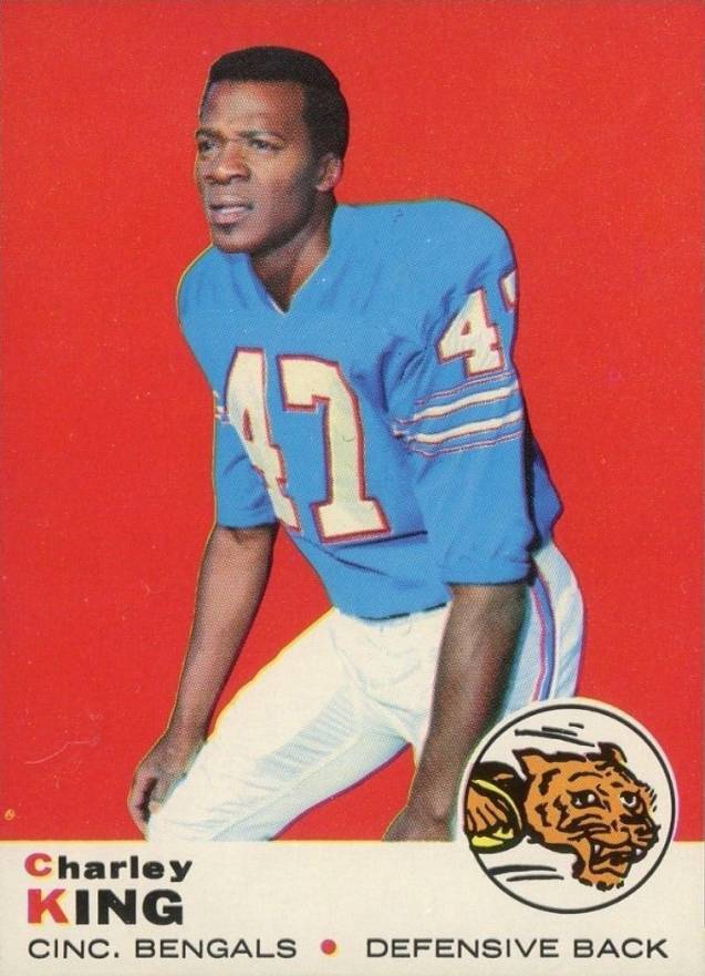 1969 Topps Charley King #79 Football Card