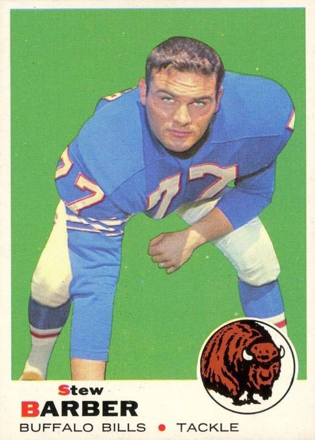 1969 Topps Stew Barber #242 Football Card