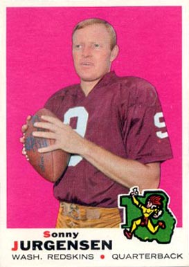 1969 Topps Sonny Jurgensen #227 Football Card