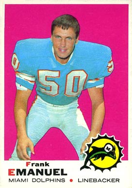 1969 Topps Frank Emanuel #223 Football Card