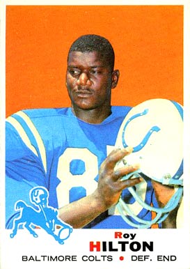 1969 Topps Roy Hilton #160 Football Card