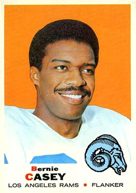 1969 Topps Bernie Casey #147 Football Card