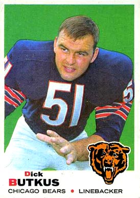 1969 Topps Dick Butkus #139 Football Card