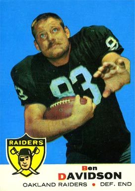 1969 Topps Ben Davidson #128 Football Card