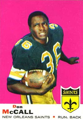 1969 Topps Don McCall #83 Football Card