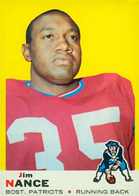 1969 Topps Jim Nance #70 Football Card