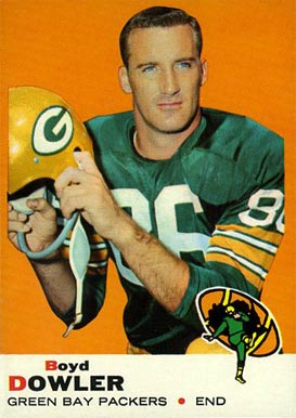 1969 Topps Boyd Dowler #33 Football Card