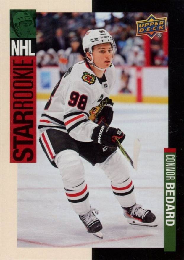 2023 Upper Deck Rookie Debut 1993-94 Star Rookies Connor Bedard #SR1 Hockey Card