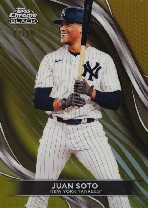 2024 Topps Chrome Black Juan Soto #20 Baseball Card