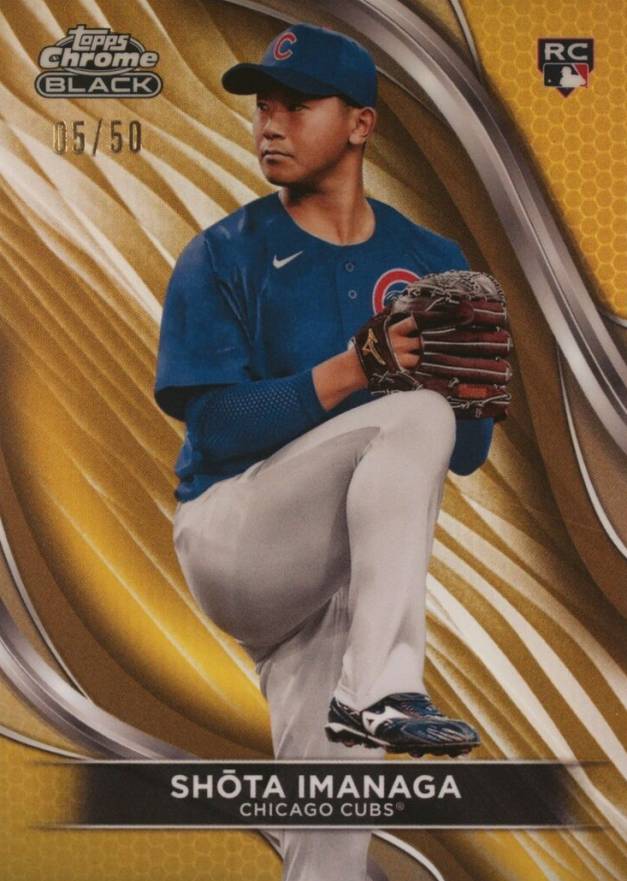 2024 Topps Chrome Black Shota Imanaga #43 Baseball Card