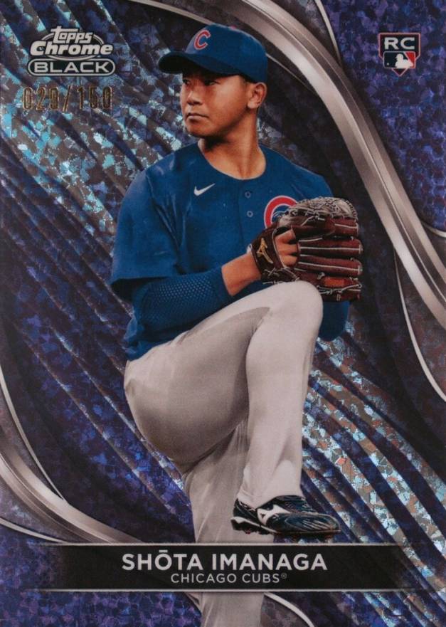 2024 Topps Chrome Black Shota Imanaga #43 Baseball Card