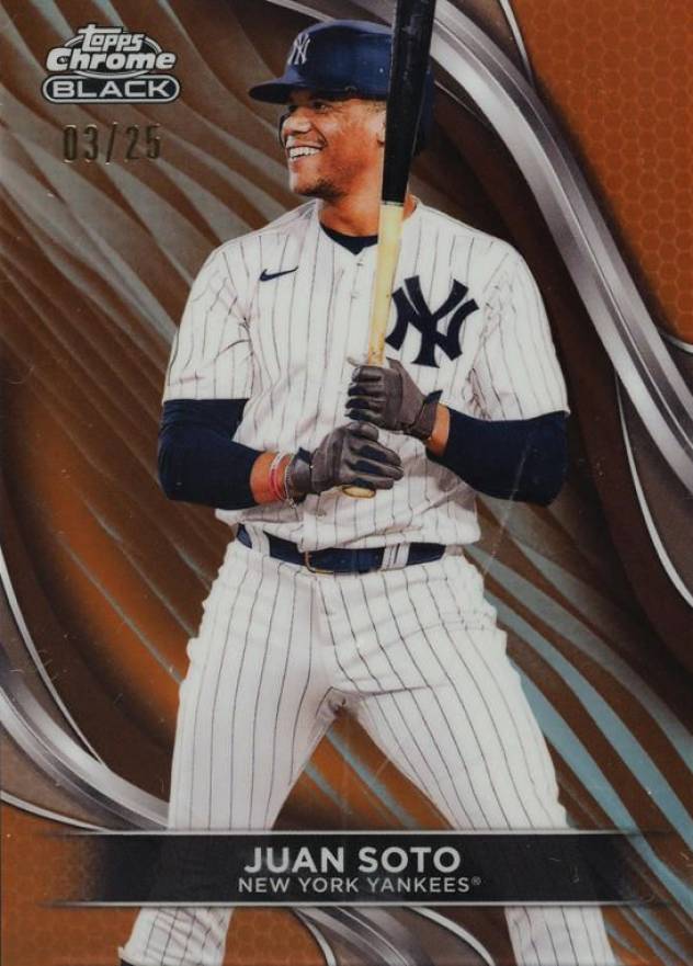 2024 Topps Chrome Black Juan Soto #20 Baseball Card