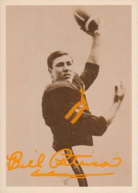 1969 Tresler Comet Bengals Bill Peterson # Football Card