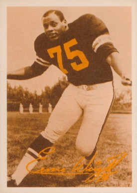 1969 Tresler Comet Bengals Ernie Wright # Football Card